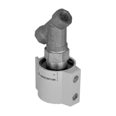“Y” body version pad valve
